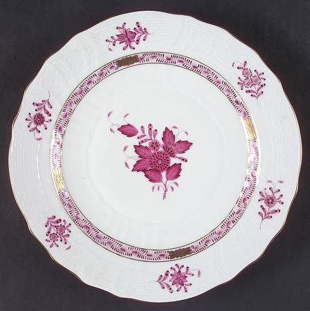 Chinese Bouquet Raspberry (AP) Luncheon Plate
