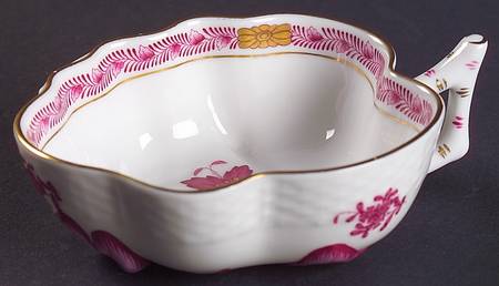 Chinese Bouquet Raspberry (AP) Medium Leaf Dish