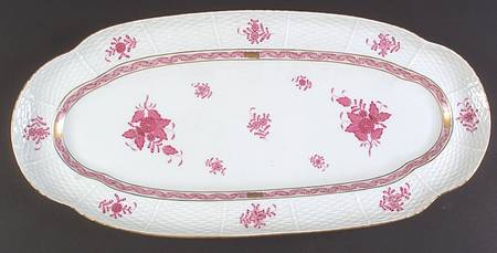 Chinese Bouquet Raspberry (AP) 20" Fish Platter