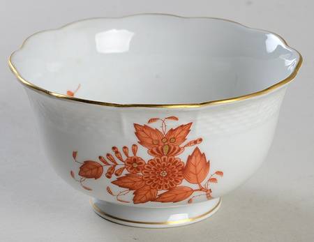 Chinese Bouquet Rust (AOG) Open Sugar Bowl