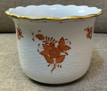 Chinese Bouquet Rust (AOG) 4" Cachepot