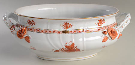 Chinese Bouquet Rust (AOG) Tureen No Lid