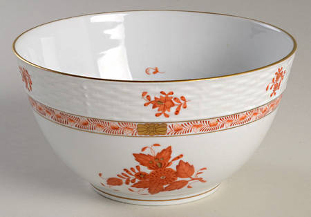 Chinese Bouquet Rust (AOG) 6" Round Vegetable Bowl