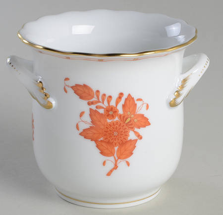 Chinese Bouquet Rust (AOG) 3" Cachepot by Herend