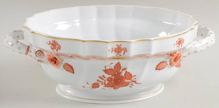 Chinese Bouquet Rust (AOG) Tureen No Lid
