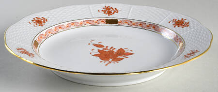 Chinese Bouquet Rust (AOG) 4-Piece Hors d'Oeuvres Set, Tray Only