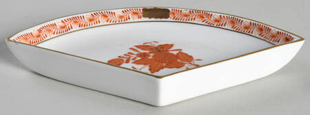 Chinese Bouquet Rust (AOG) 4-Piece Hors d'Oeuvres Set, Indv Section Only