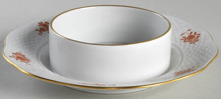 Chinese Bouquet Rust (AOG) Round Butter No Lid
