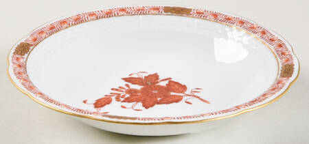 Chinese Bouquet Rust (AOG) Fruit/Dessert (Sauce) Bowl