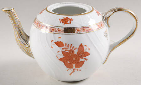 Chinese Bouquet Rust (AOG) Teapot No Lid