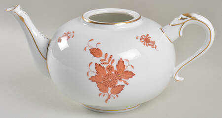 Chinese Bouquet Rust (AOG) Teapot No Lid