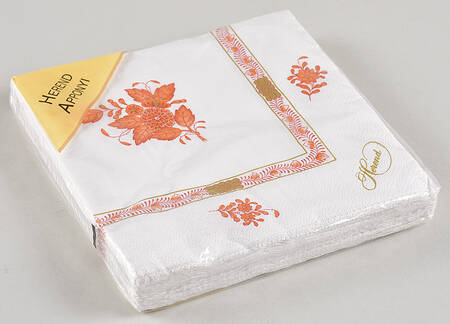 Chinese Bouquet Rust (AOG) Package of Paper Dinner Napkins