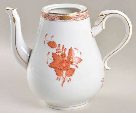 Chinese Bouquet Rust (AOG) Coffee Pot No Lid