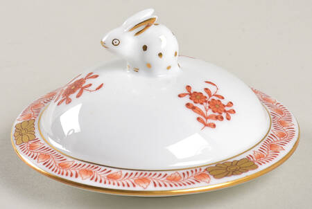 Chinese Bouquet Rust (AOG) Lid for Coffee Pot