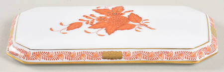 Chinese Bouquet Rust (AOG) Lid for Oblong Box