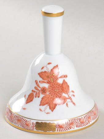 Chinese Bouquet Rust (AOG) Bell by Herend