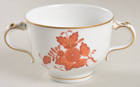 Chinese Bouquet Rust (AOG) Sugar Bowl No Lid