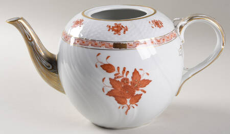 Chinese Bouquet Rust (AOG) Teapot No Lid