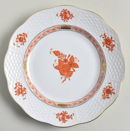 Chinese Bouquet Rust (AOG) Salad Plate