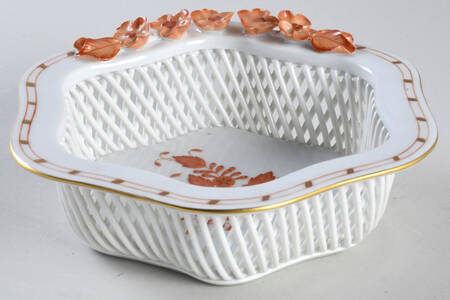 Chinese Bouquet Rust (AOG) 6" Open Weave Basket