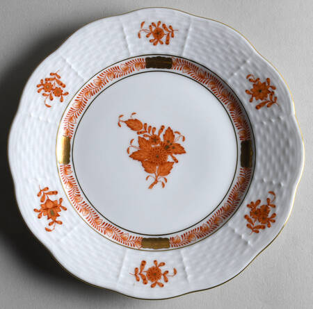 Chinese Bouquet Rust (AOG) Bread & Butter Plate