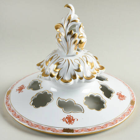 Chinese Bouquet Rust (AOG) Lid for Vase/Urn