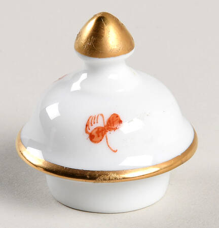 Chinese Bouquet Rust (AOG) Lid for Small Covered Vase