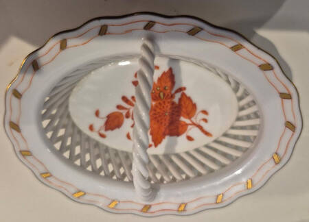 Chinese Bouquet Rust (AOG) 3" Small Open Weave Basket