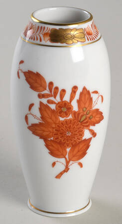 Chinese Bouquet Rust (AOG) 3" Bud Vase by Herend