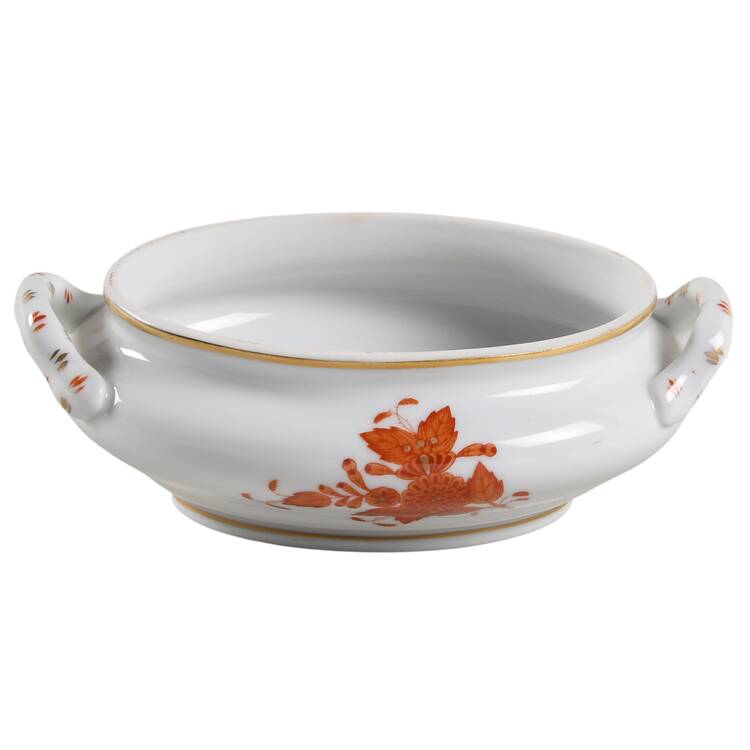 Chinese Bouquet Rust (AOG) Mini Tureen No Lid