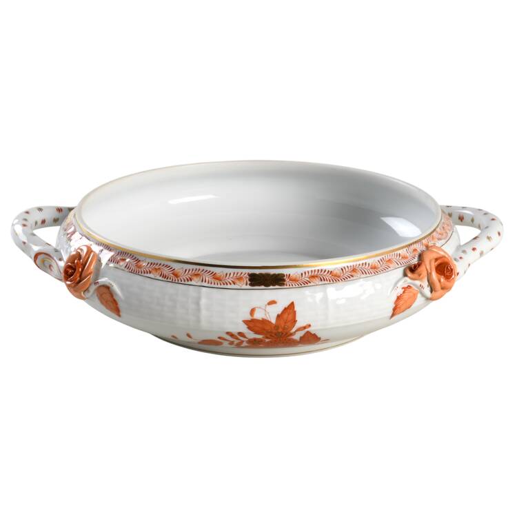 Chinese Bouquet Rust (AOG) Round Vegetable No Lid