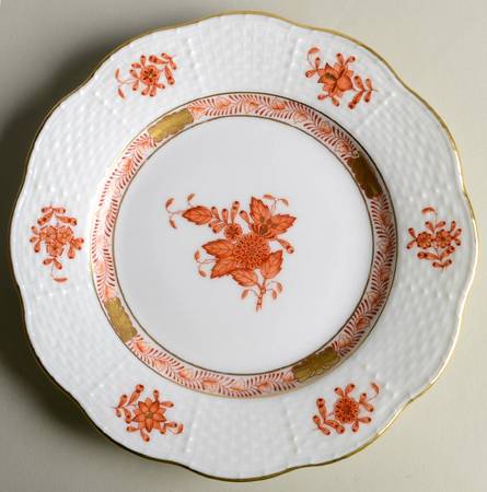 Chinese Bouquet Rust (AOG) Bread & Butter Plate