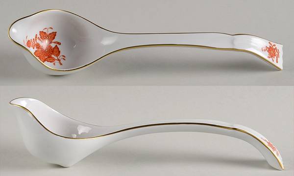 Chinese Bouquet Rust (AOG) Gravy Ladle Solid Piece