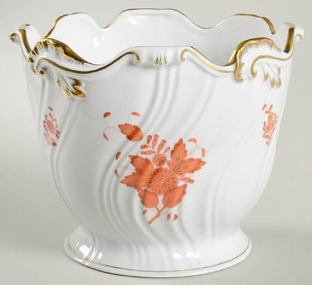 Chinese Bouquet Rust (AOG) 6" Cachepot