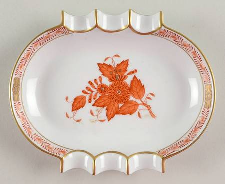 Chinese Bouquet Rust (AOG) 5" Ashtray