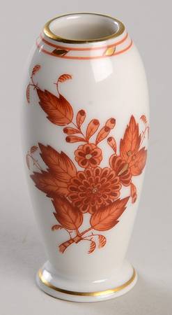 Chinese Bouquet Rust (AOG) 2" Vase