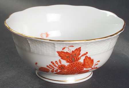 Chinese Bouquet Rust (AOG) Open Sugar Bowl