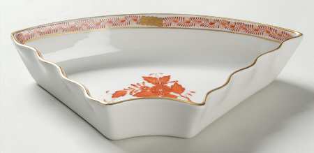 Chinese Bouquet Rust (AOG) Individual Side Section for 7 Piece Hors d'Oeuvre