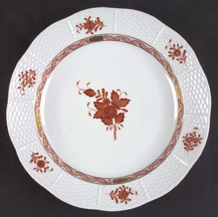 Chinese Bouquet Rust (AOG) Dinner Plate