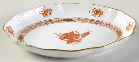 Chinese Bouquet Rust (AOG) Relish by Herend
