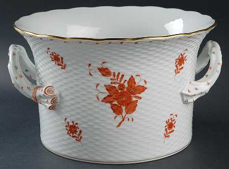 Chinese Bouquet Rust (AOG) 6" Cachepot