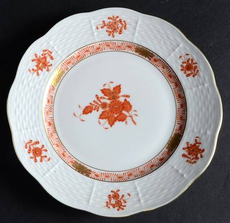 Chinese Bouquet Rust (AOG) Bread & Butter Plate