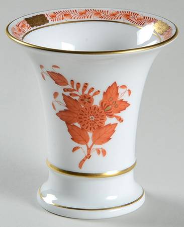 Chinese Bouquet Rust (AOG) 4" Vase