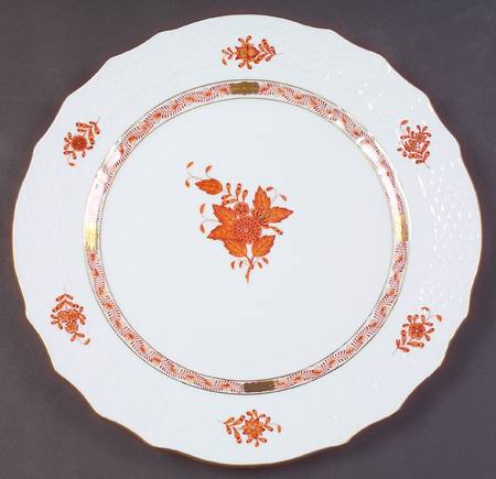 Chinese Bouquet Rust (AOG) Service Plate (Charger)