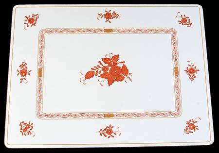 Chinese Bouquet Rust (AOG) Corkboard Placemat