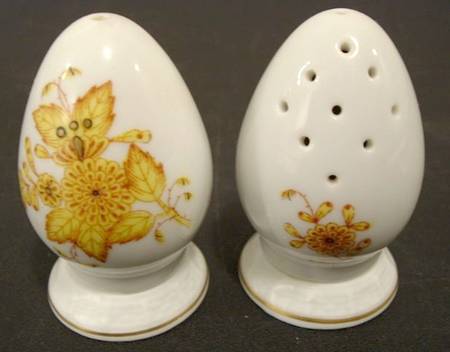 Chinese Bouquet Yellow (AJ) Salt & Pepper Set