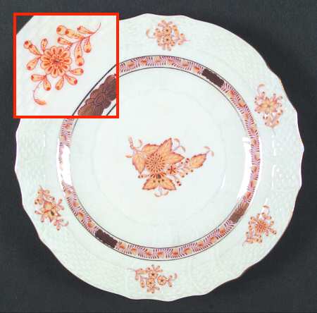 Chinese Bouquet Yellow (AJ) Salad Plate