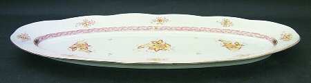 Chinese Bouquet Yellow (AJ) Fish Platter
