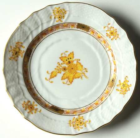 Chinese Bouquet Yellow (AJ) Bread & Butter Plate