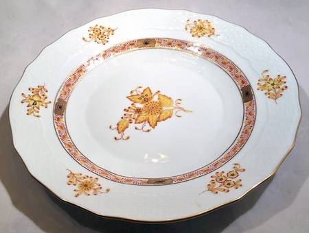 Chinese Bouquet Yellow (AJ) Dessert/Pie Plate